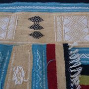 Tapis multicolore fait à la main, 60x115cm
