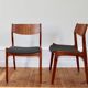 Paire de chaises scandinaves teck années 60 Soro Stole Fabrik