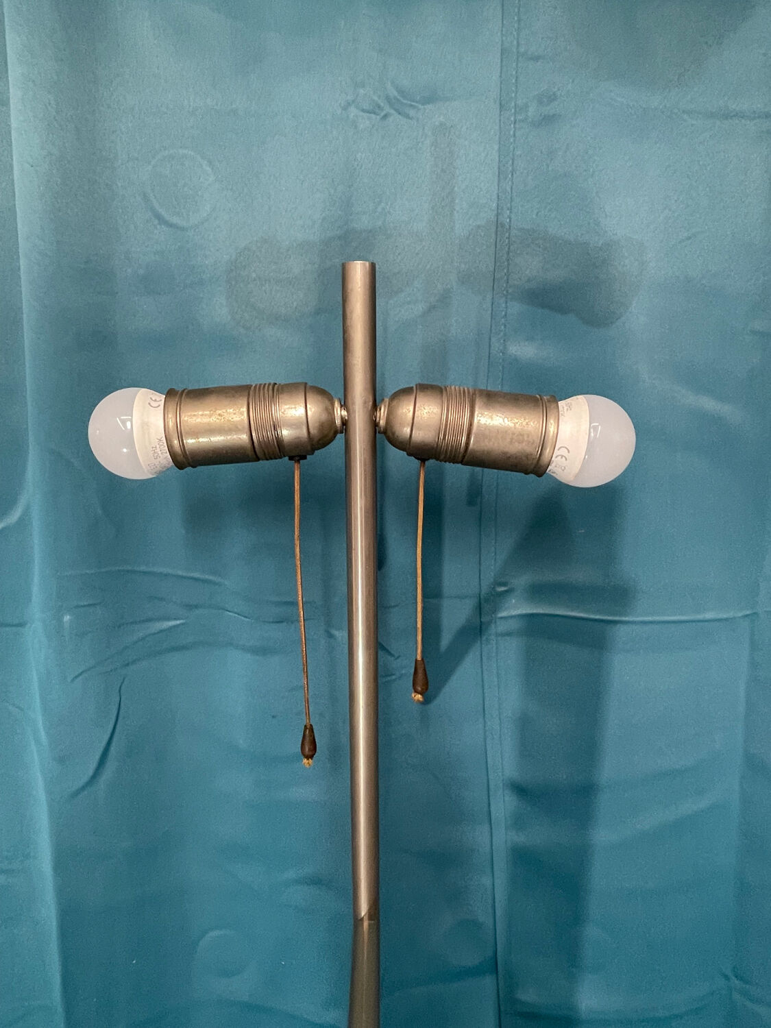 Floor lamp, art deco reader 1930 rosewood