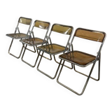 Set of 4 vintage 'plia castelli' chairs