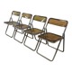 Set of 4 vintage 'plia castelli' chairs