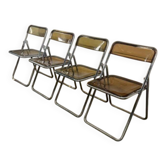 Set of 4 vintage 'plia castelli' chairs