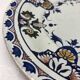 Gien earthenware plate, late 19th century