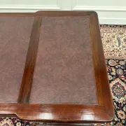 Classic English Partnerdesk Desk in Red Leather