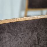 4x Niels Møller model 80 vintage oak dining chair Danish