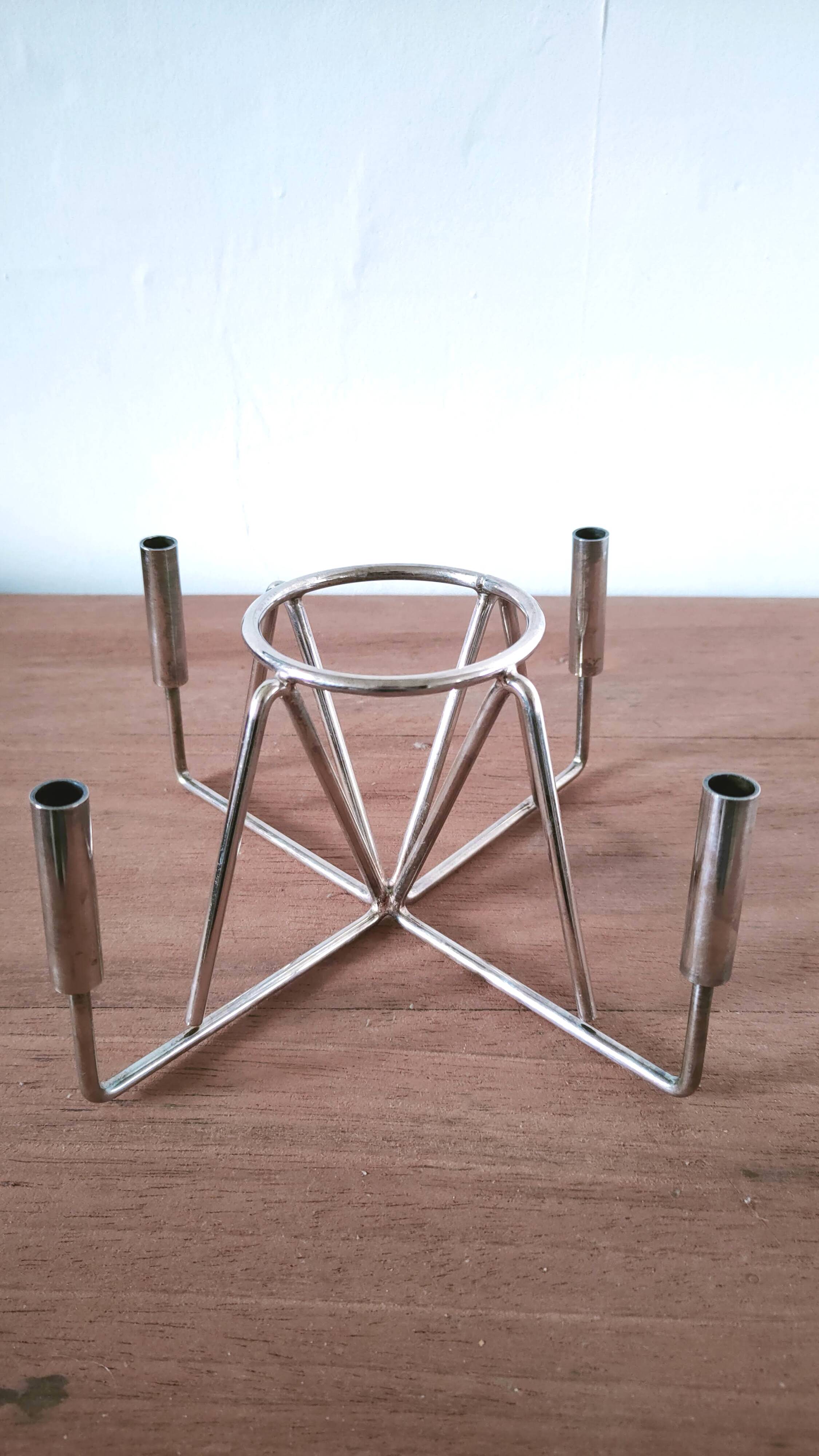Vintage candle holder Gelb goldsmiths Paris