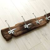 Driftwood wall coat rack