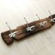 Driftwood wall coat rack