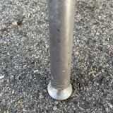 Set of 4 orange DSC 106 chairs Giancarlo Piretti for Castelli