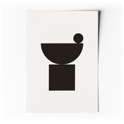 Affiche d'art abstrait minimaliste