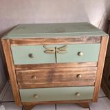 Commode 3 tiroirs relookée