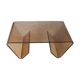 1970 smoked plexi coffee table