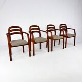 Set of 4 Mid Century Dyrlund Dining Chairs, 1970s