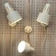 Trio of wall lights "scandinavian design" 1950.