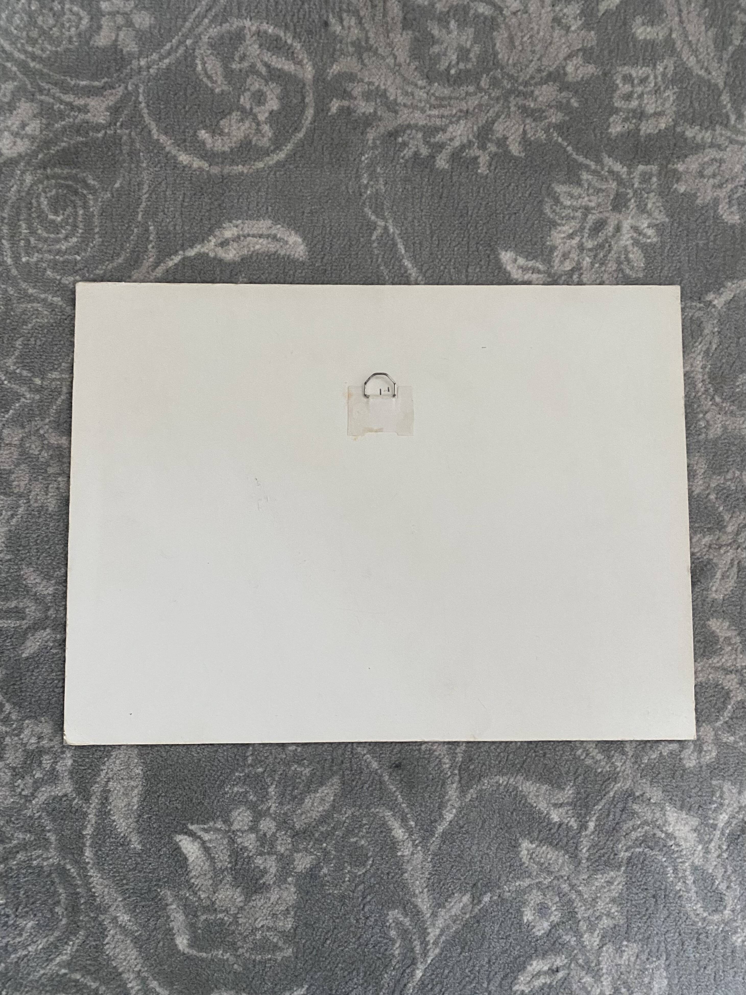 Illustrated mirror profile of Orphée Jean Cocteau 1958