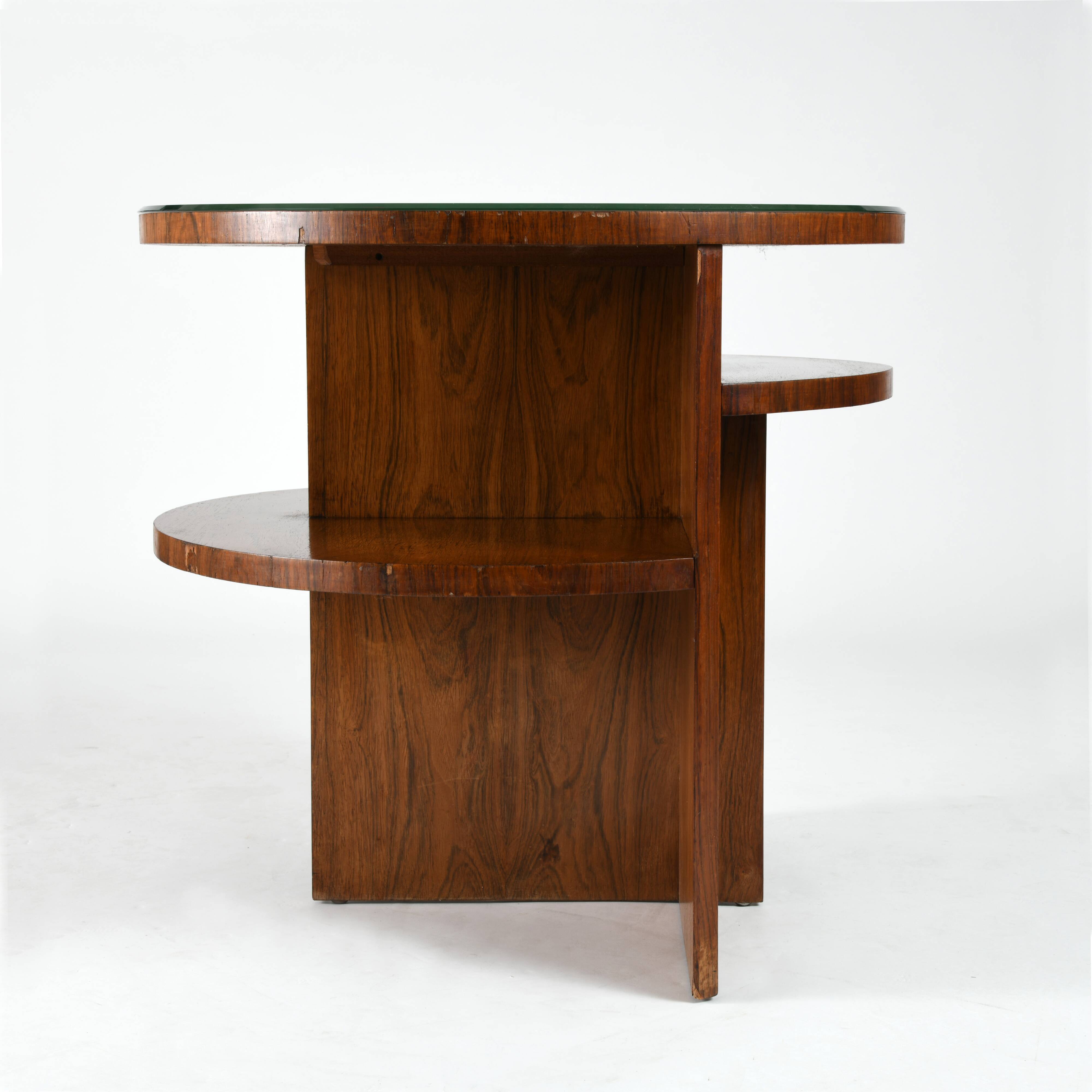 Art deco pedestal table