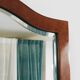Early Biedermeier Large Antique Pearwood Shield Wall Mirror, Vienna, 1820s