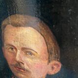 Portrait old soldier 19th