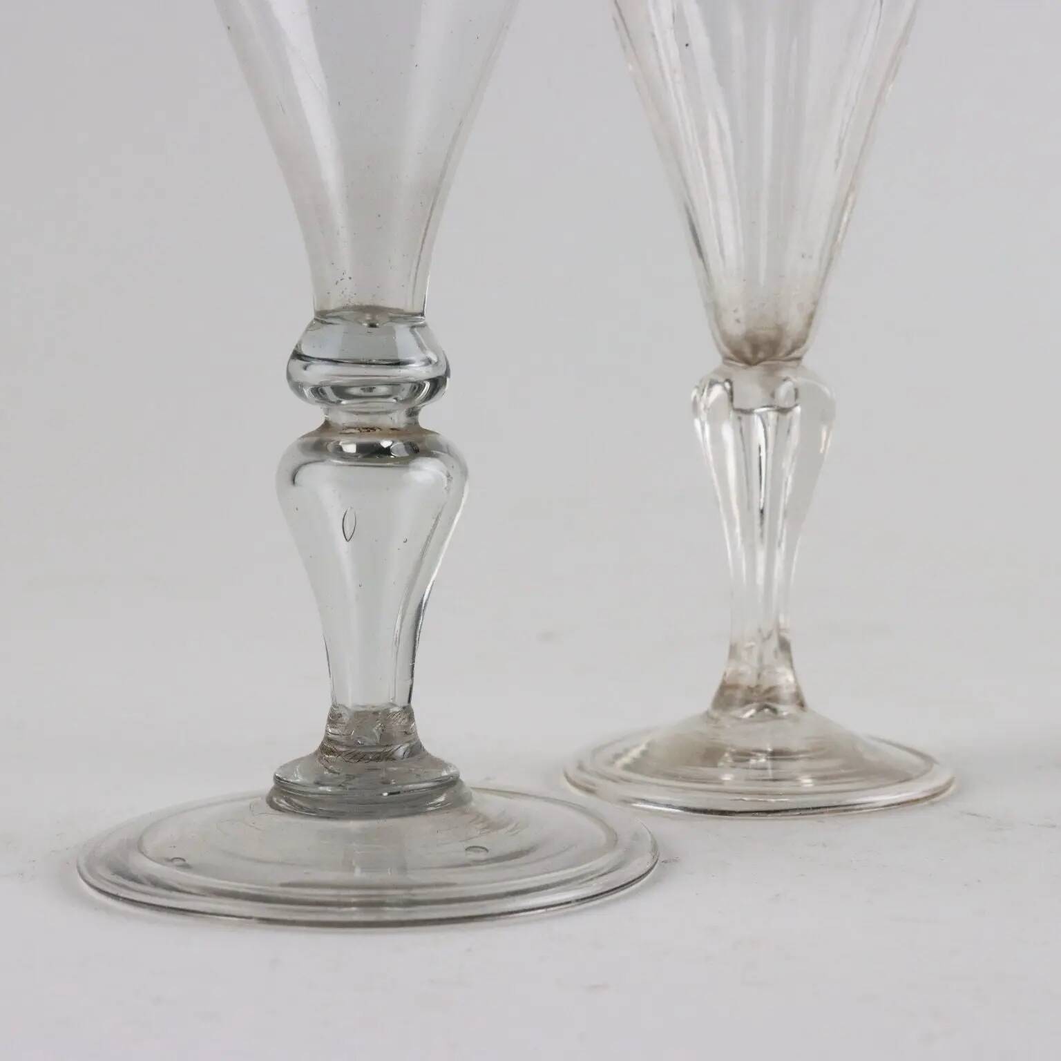 Group of 6 Murano glass glasses, Italy, 18th century