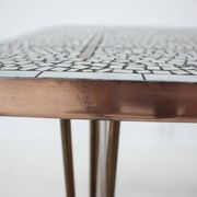 Mid-Century Modern Brass Mosaic Conference Table, 1960s