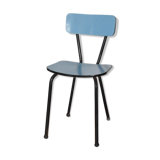 Blue formica chair