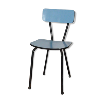 Blue formica chair