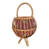Panier à couture en rotin