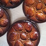 La Redoute x Selency set of 4 oyster plates