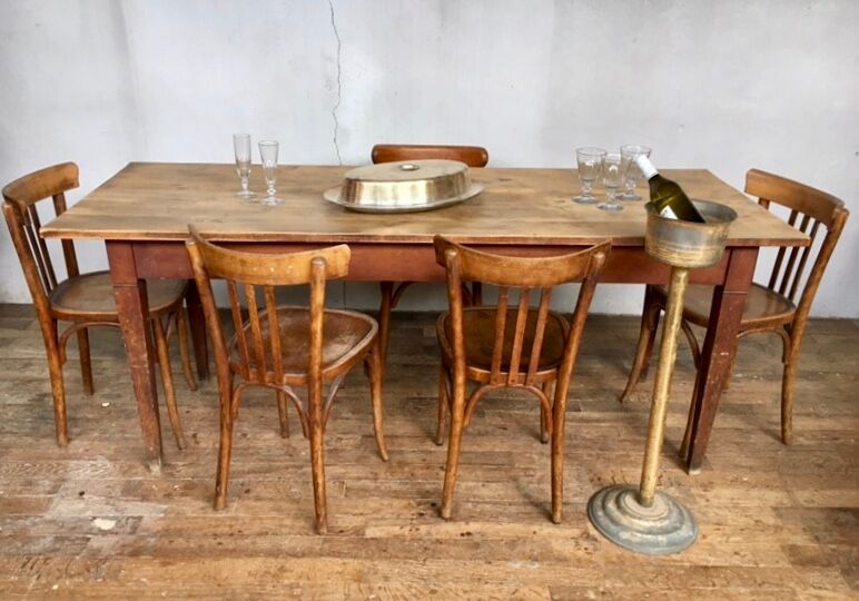 Old bistro table