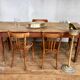 Old bistro table