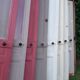 Series of 9 old communication doors, solid wood, both solid and glazed.