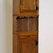 Vintage 1960s Corner Cabinet in Solid Oak style of Kjærnulf, Danish Modern