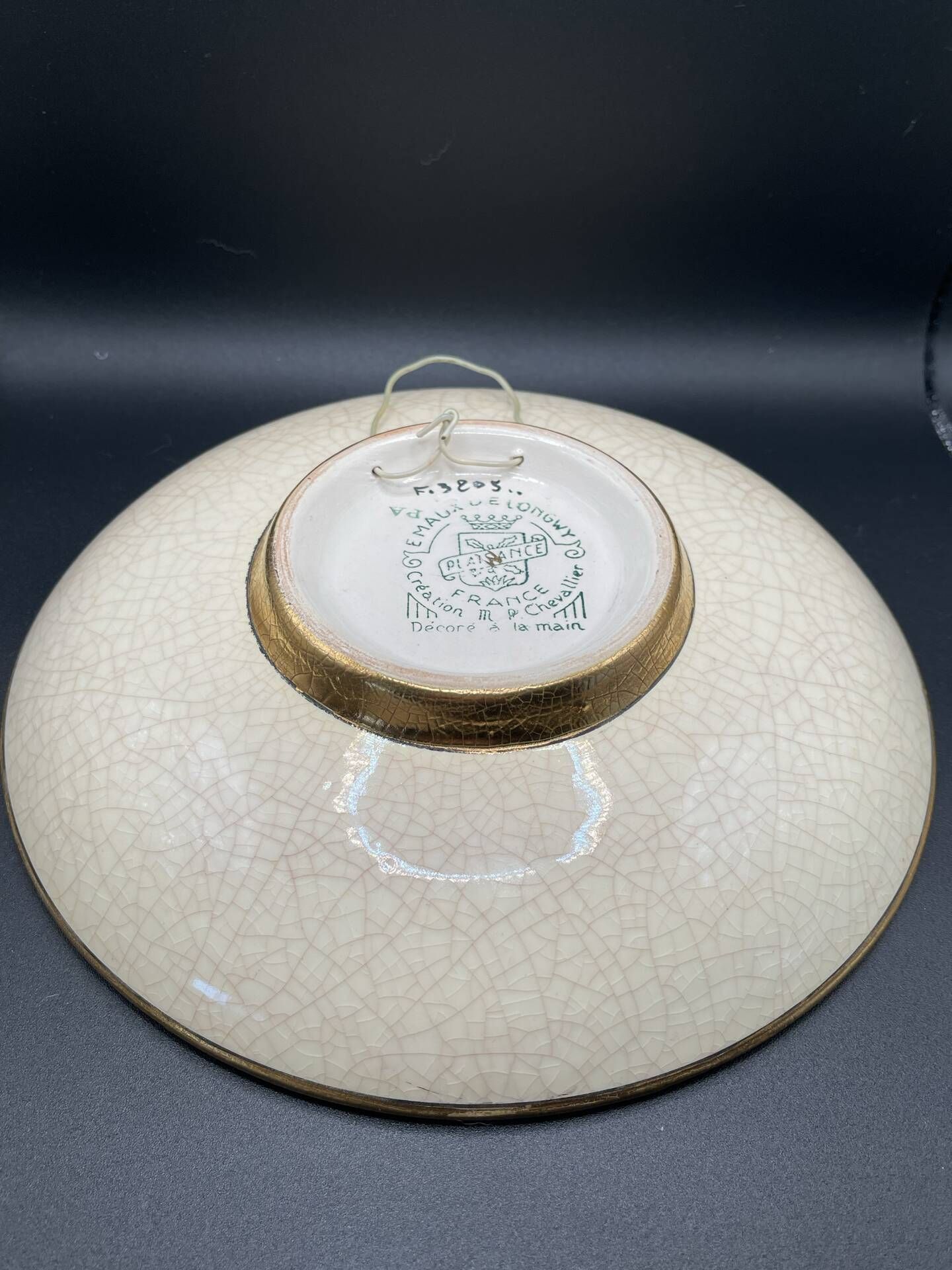 Assiette / plat  longwy