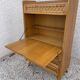 Secretaire décor rotin