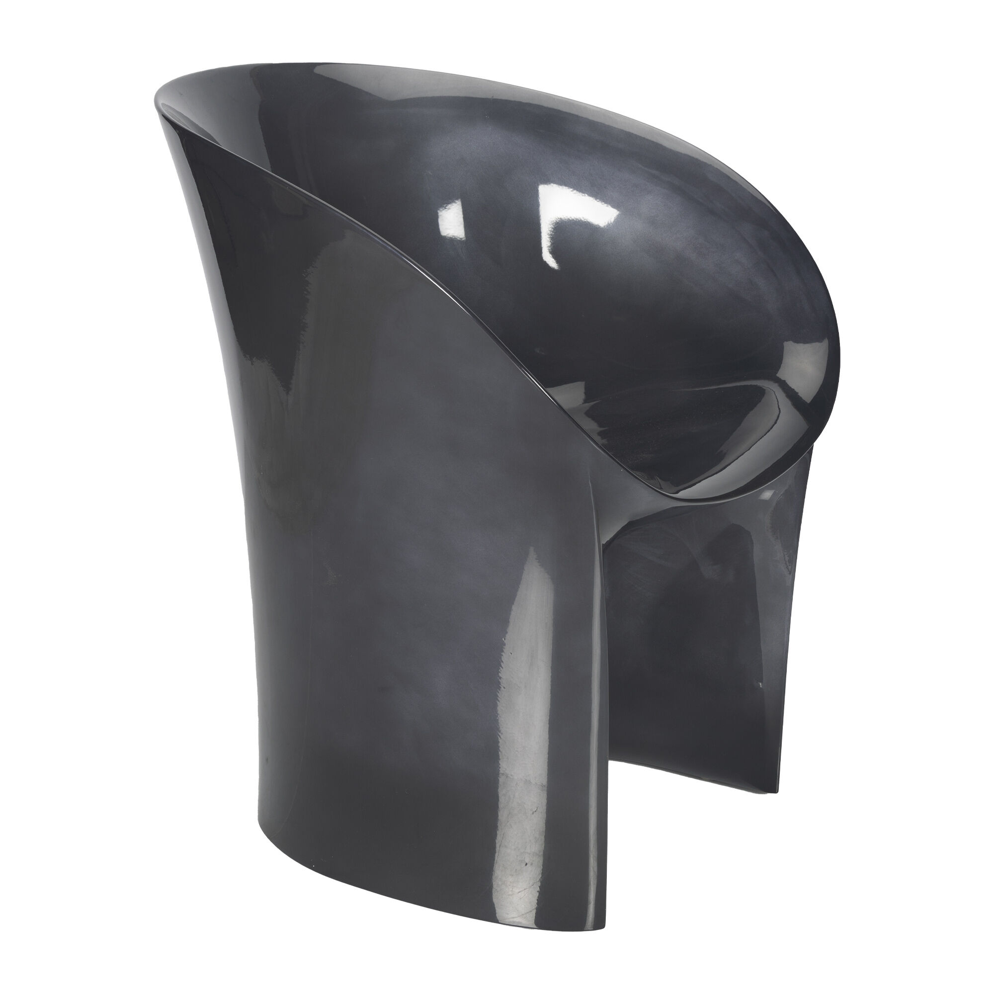 "Black Iron" Metallic Moon Armchair by Tokujin Yoshika for Moroso  62cm x 62cm x 74cm