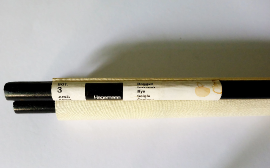 Vintage school chart rye botanical poster by Jung Koch Quentell for Hagemann 1960s