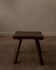 Tabouret en bois vintage de forme organique