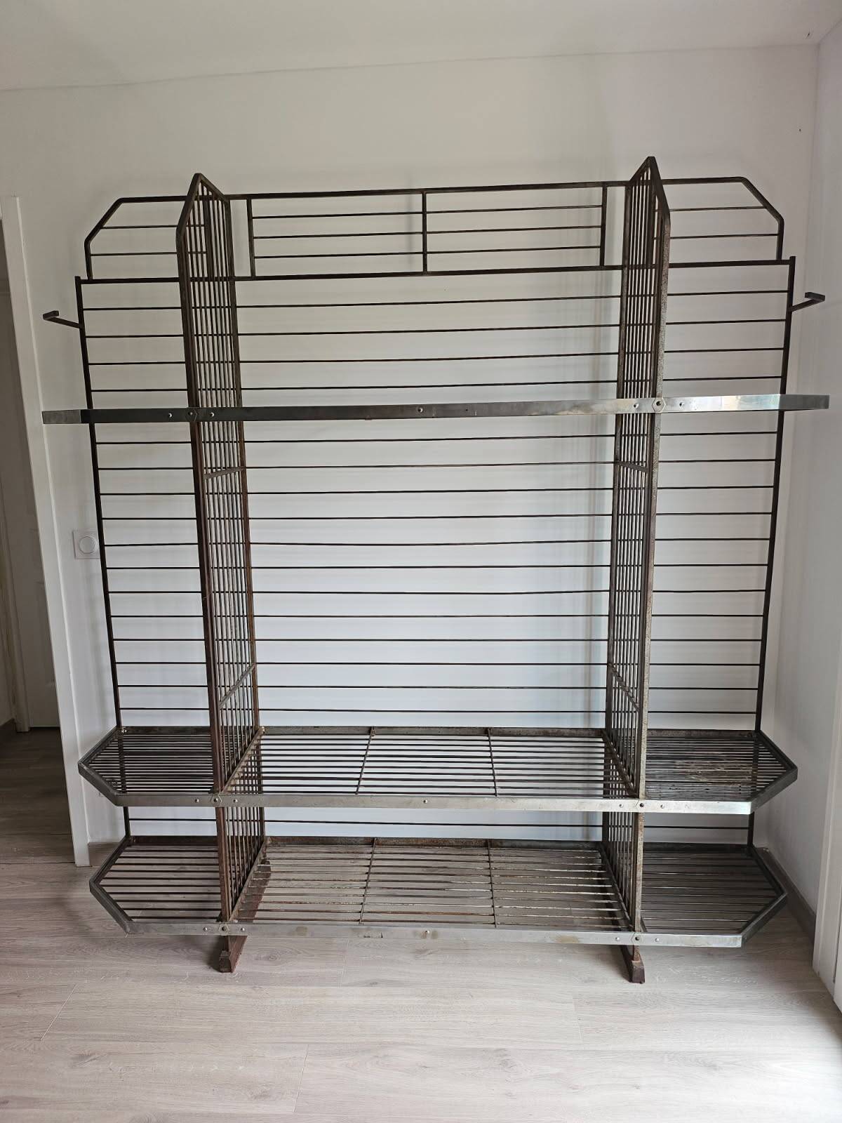 Large industrial design bakery shelf
