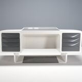 Rare Fiberglass Directors Desk by Ernest Igl for Wilhelm Werndl, 1970s