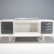 Rare Fiberglass Directors Desk by Ernest Igl for Wilhelm Werndl, 1970s