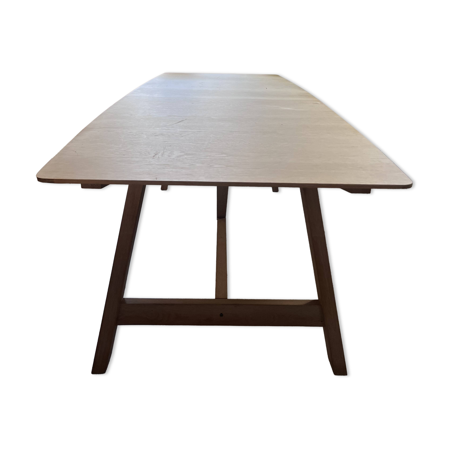 Solid wood dining table AMPM x Gallina