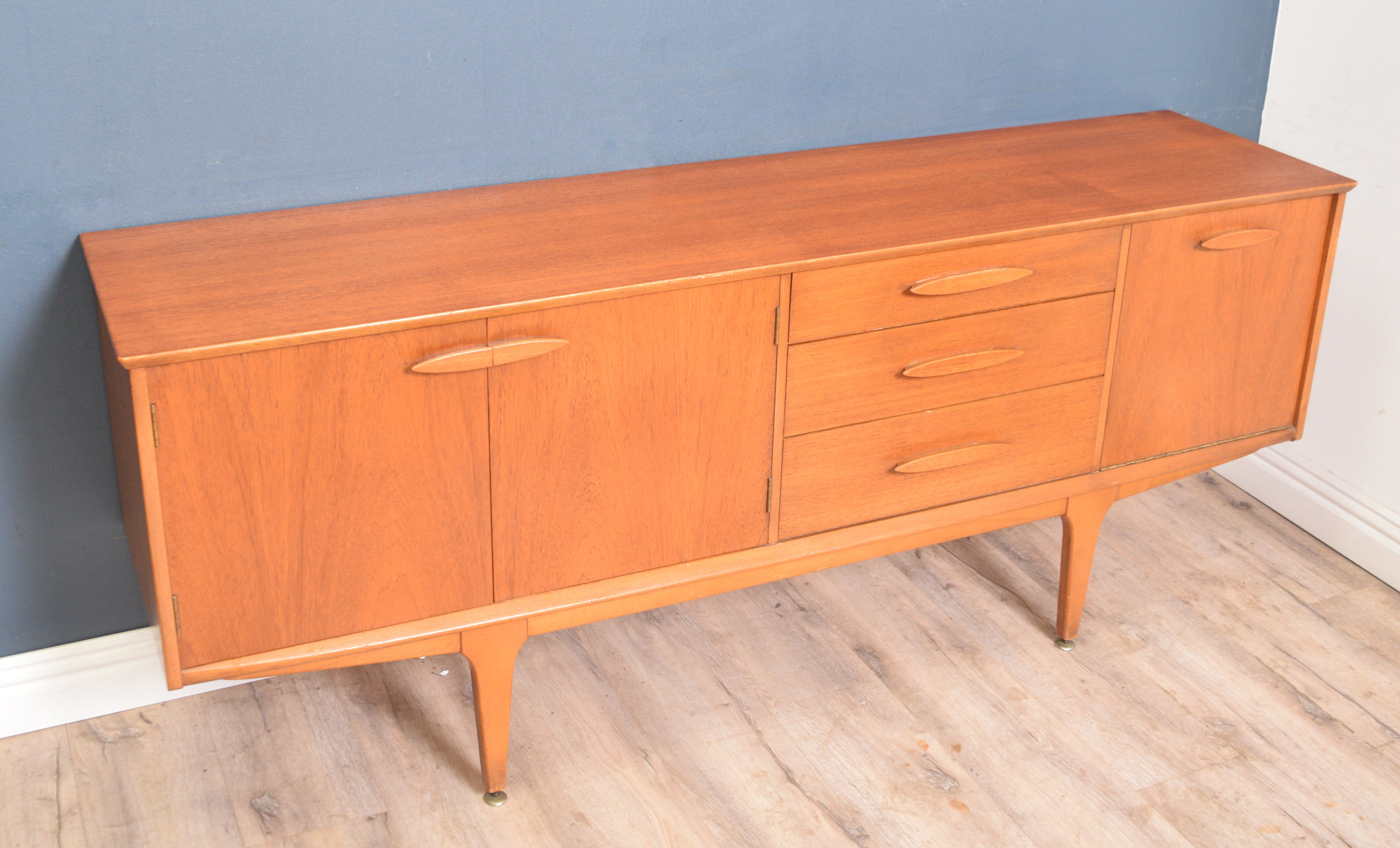Restored Teak 1960s Jentique Sideboard Cabinet