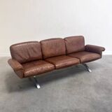 Cognac leather De Sede DS31 sofa, 1970s