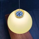 Suspended lamp model KD6 space age from the mid-century by Achille and Pier Giacomo Castiglioni for Kartell, 1960s.