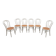 Set of 6 Zpm Radomsko bistro chairs
