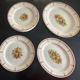 Set of art deco dishes boch fréres la louviére