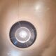 Vintage aluminum table lamp