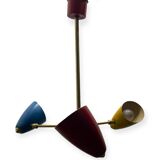 1950’s Multicolored Light Pendant