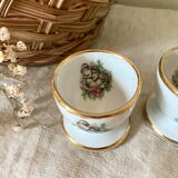 2 porcelain shells birds