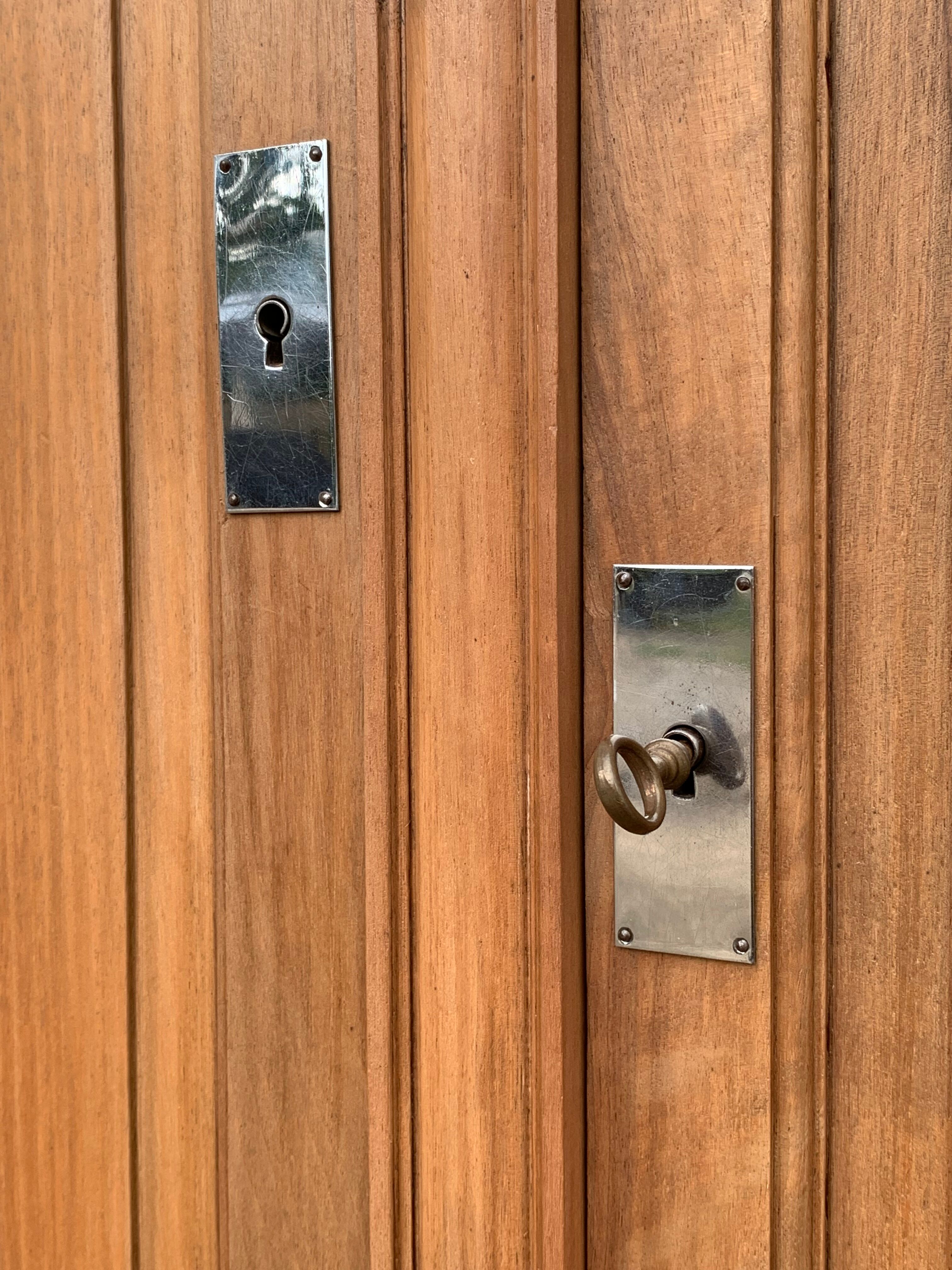 Parisian art deco buffet walnut brut massive 1920